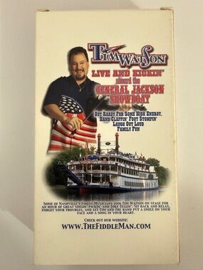 Tim Watson Live and Kickin’ Aboard the General Jackson Showboat VHS